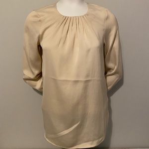 Womens Size 2 Cream Color Blouse